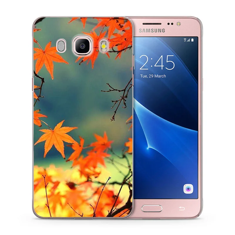 Осенний чехол с листьями желтого цвета и кленового для Samsung Galaxy J1 J5 J7 J2 prime J120 J320 J330