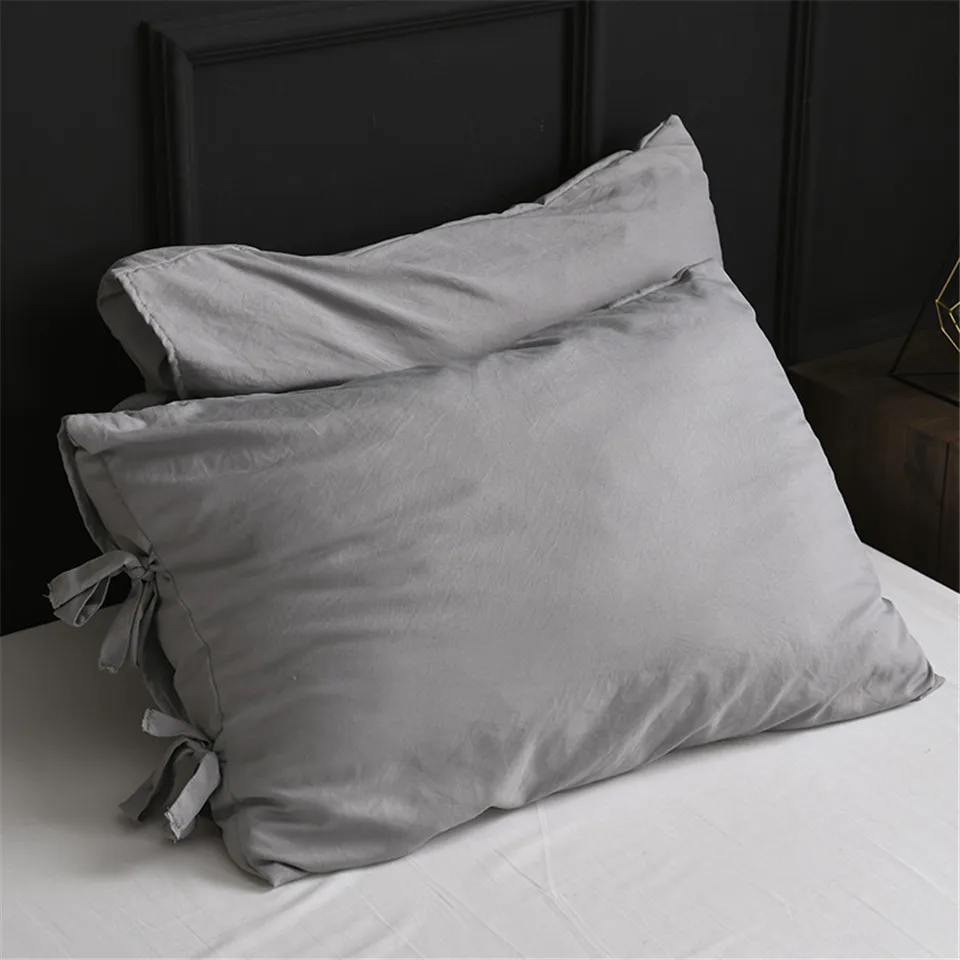 Стираное Хлопковое одеяло покрывало набор чистый серый белый в скандинавском