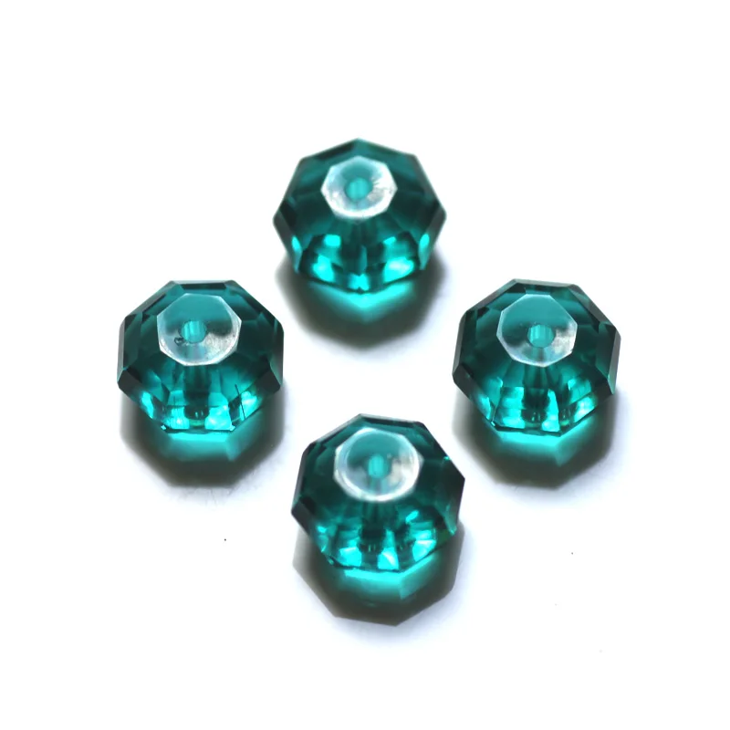 

100Pcs/Lot Mix 8Colors Rondelle Faceted Beads 4x6mm Glass Czech Crystal Beads For Jewelry Making Loose Spacer Beads Wholesale