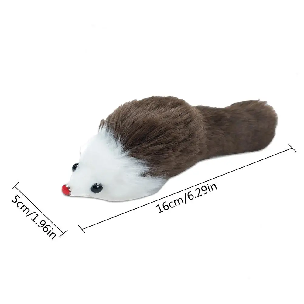 6 шт. забавная игрушка для кошек мех искусственная мышь игрушки домашних животных
