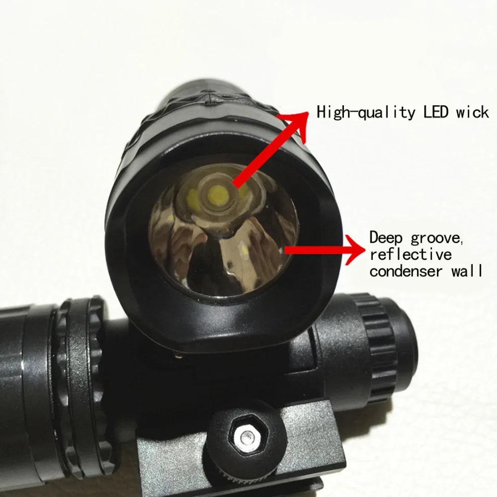 Цзиньмин пластиковый тактический фонарь светодиодный высокое Яркость белый