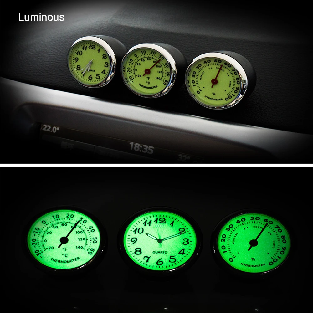 Мини часы YOSOLO термометр гигрометр|car clock|mini car clockclock thermometer |