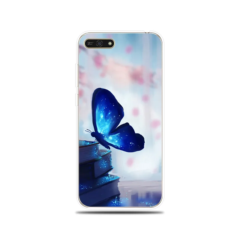 Силиконовый чехол с рисунком бабочки для Huawei Honor 5A 6X 7X 7A Pro 7C 7S 8C 8X мягкий 8 9 10 Lite |