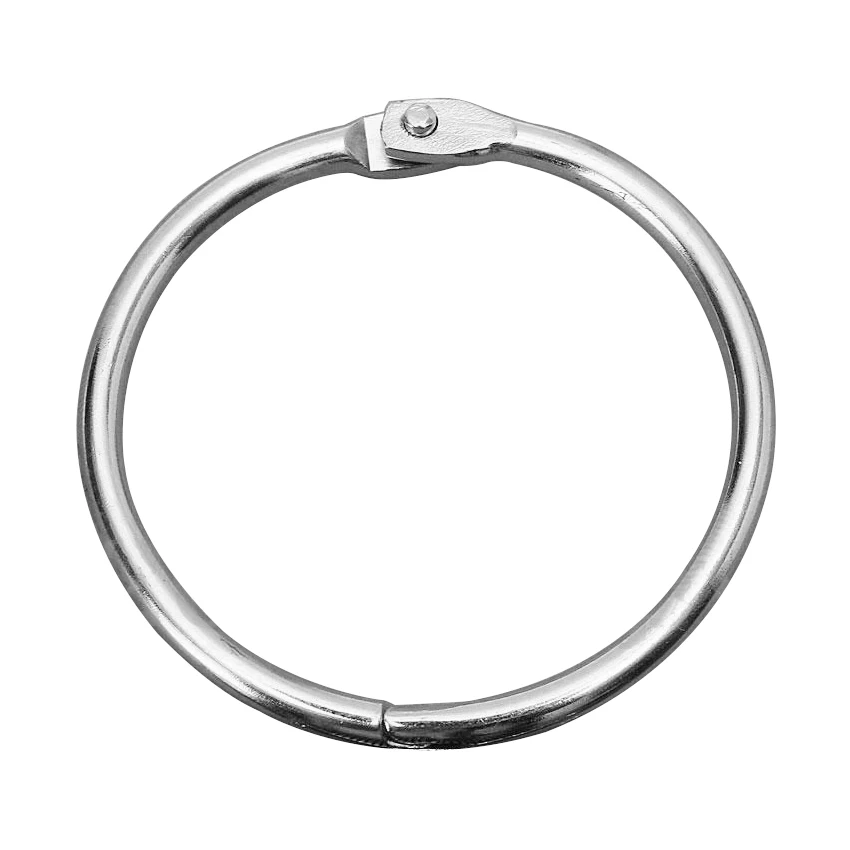 40X35mm Perfect-10 шарнирных колец металлические связывающие поделки Сплит петли для скрапбукинга фотоальбома карты - Цвет: 40X35mm