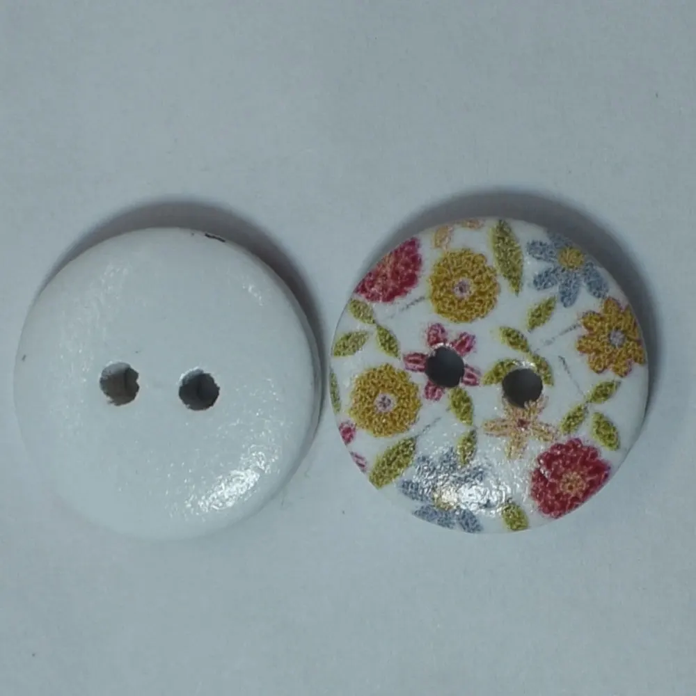 50 шт. деревянные пуговицы с двумя отверстиями | Дом и сад