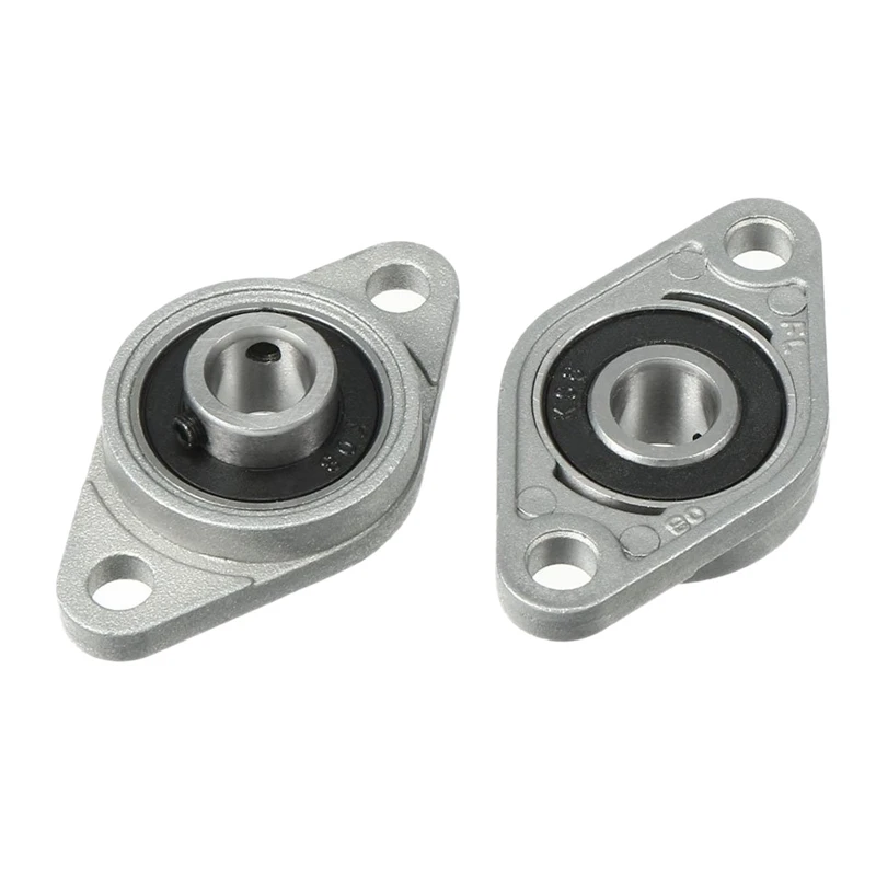 4Pcs Kfl08 Pillow Block Bearing 8Mm Bore Diameter Zinc Alloy Rhombic Flange For Cnc | Обустройство дома