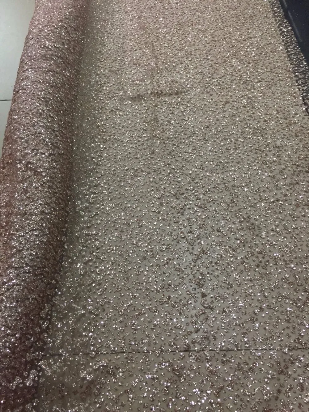 fast shipping 5yards XD001# stock nude pink gold color 61# luxury lace shining glitter for wedding /lady dress sawing | Дом и сад