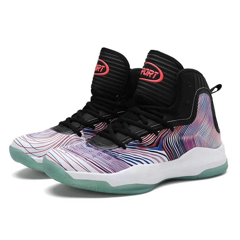 Мужские баскетбольные высокие кроссовки для мальчиков спортивная обувь