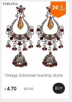 FARLENA Jewelry Винтаж Этническая Стиль Висячие серьги для женщин ручной работы из бисера серьги-кисточки в богемном стиле длинные