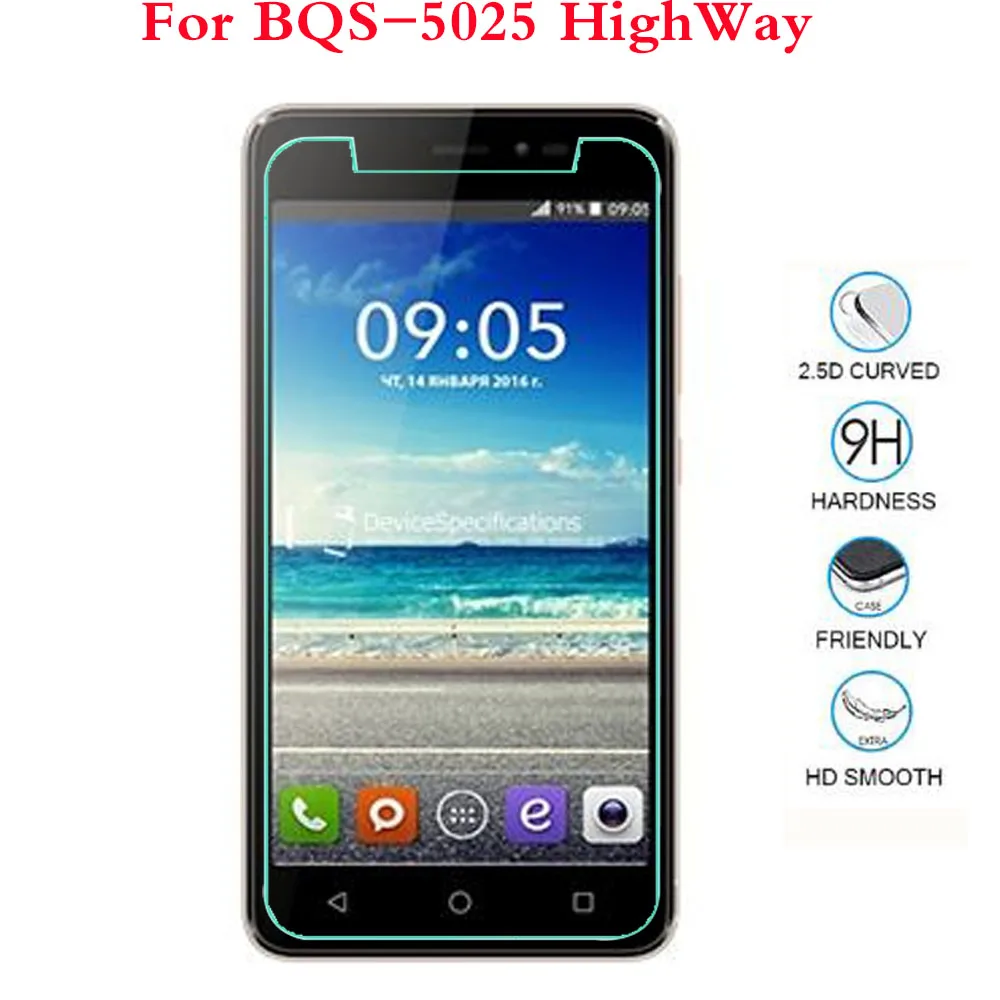Закаленное стекло для BQ BQS 5070 Magic 5009L 5006 Los Angeles 5025 HighWay Trend Защитная пленка