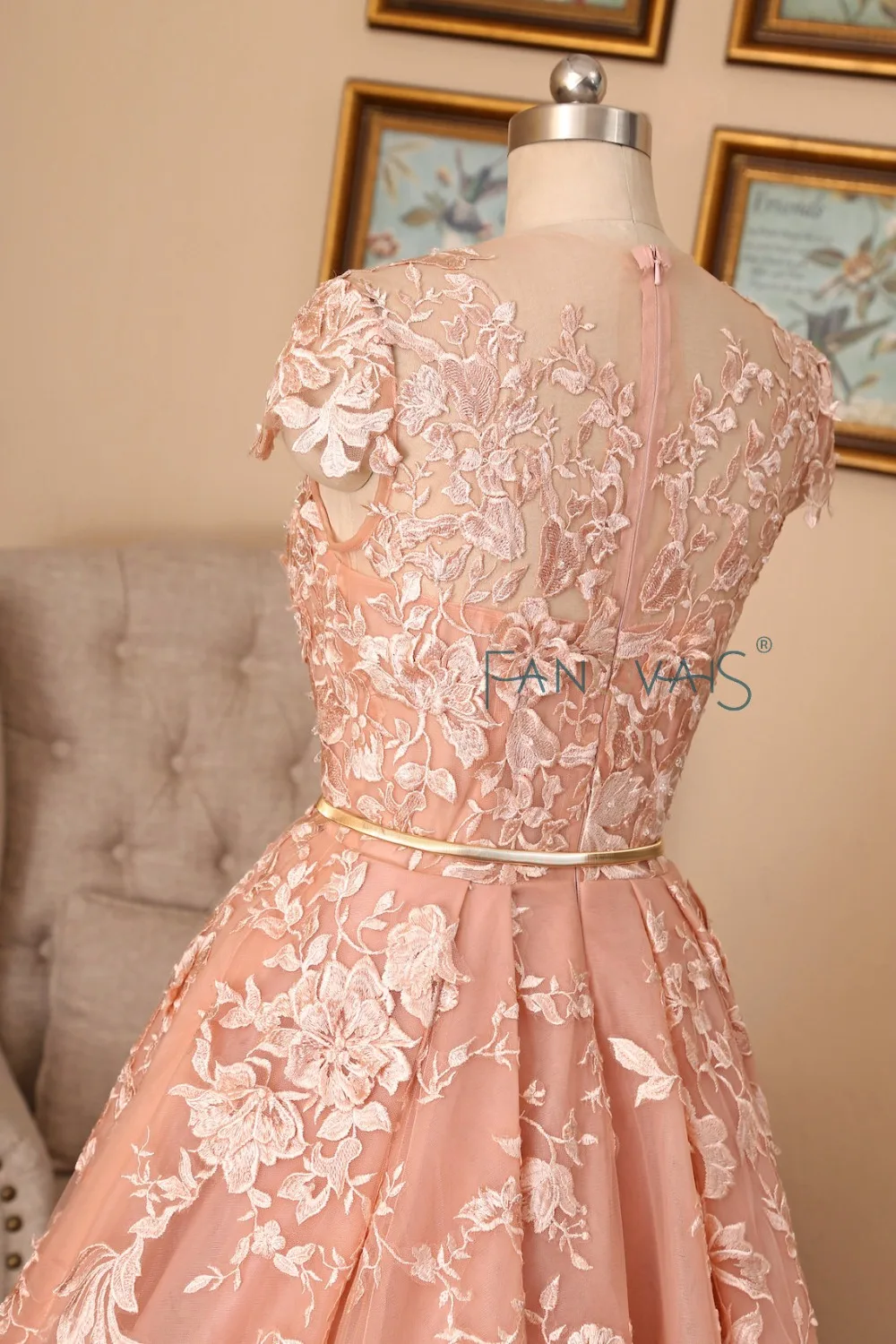Кружева свадебные платья 2019 длинный поезд Vestido de Novia с коротким рукавом свадебное