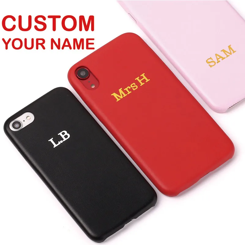 Чехол для телефона из натуральной кожи роскошный персонализированный