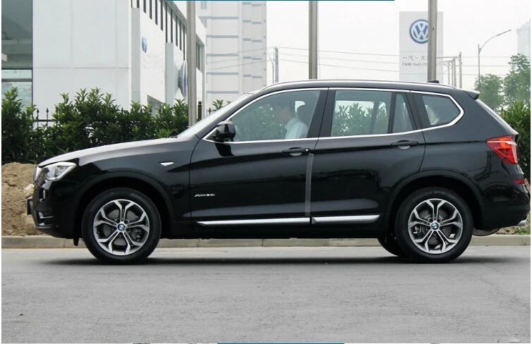 12 шт. накладки на дверь и окно для BMW X3 F25 2011 2012 2013 2014 2015 2016 2017|Хромирование| |