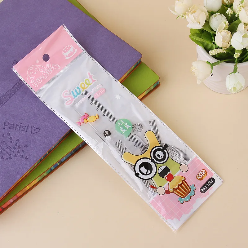 Xiaoyuer 1096 мультфильм рисунок линейка костюм студенты канцелярские прекрасный