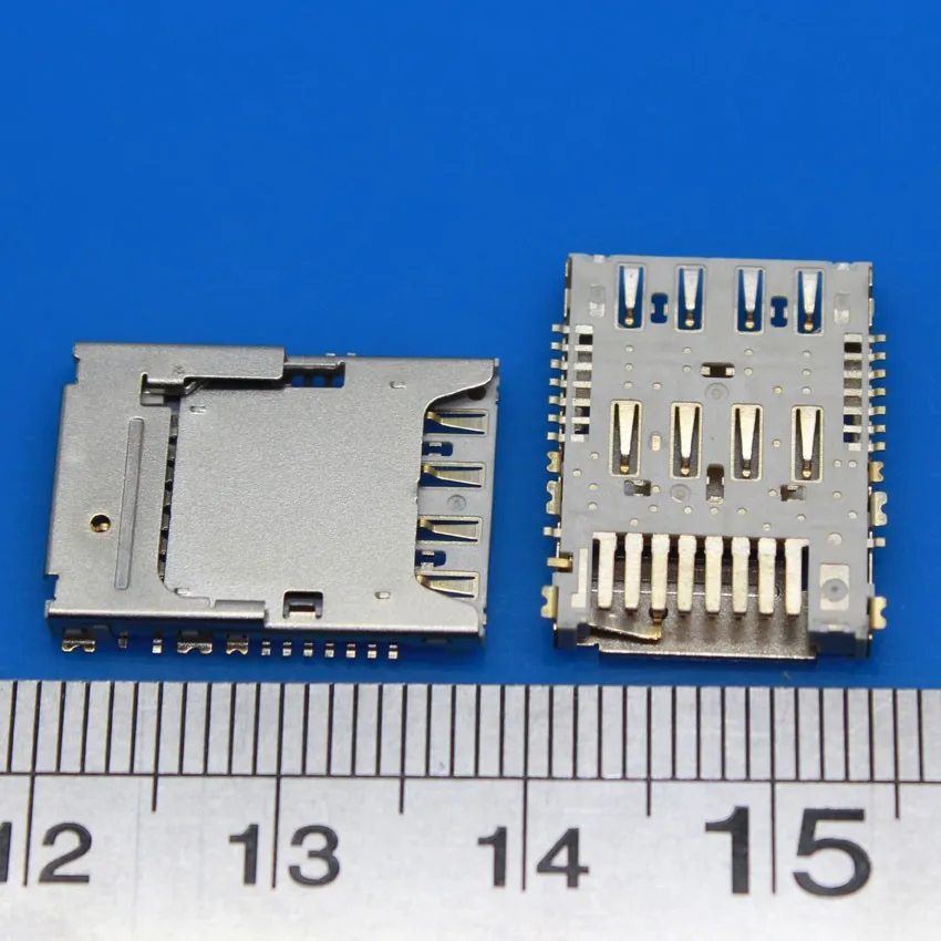 Двойной Слои слот sim карты для Samsung Galaxy Mega 6.3 i9200 i9205 i9208 Reader держатель лотка разъем