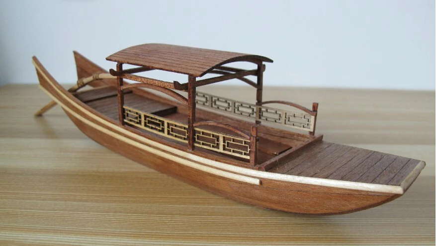 Free shipping Scale 1/25 Chinese ancient Classic cruises model kits The West Lake sculling boat | Игрушки и хобби
