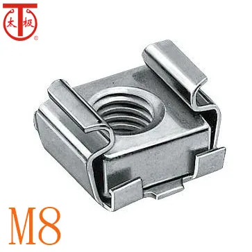 (M8) эластичный корпус для кассеты с отверстиями карт (плавающая гайка)/50 шт./лот |