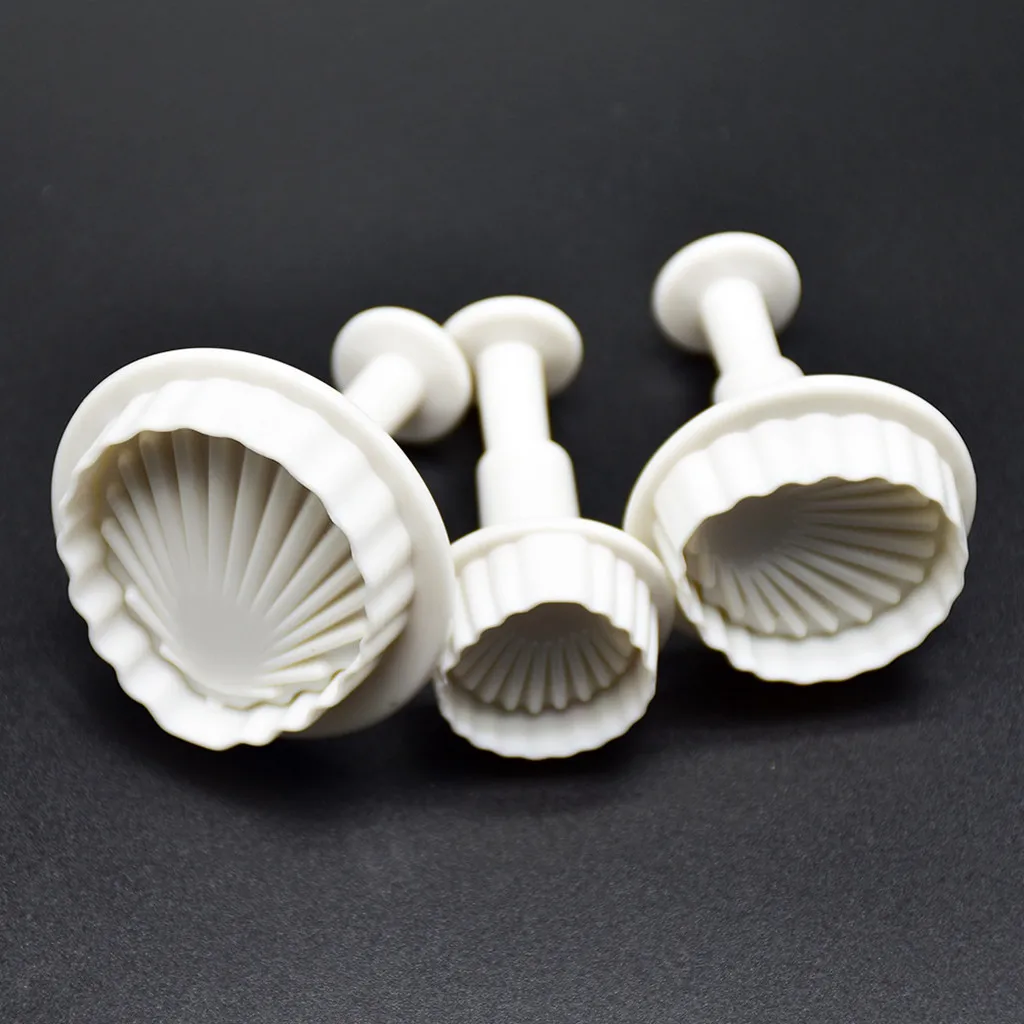 3 шт./компл. белый большой знаменитый в форме морской раковины 3D силиконовая форма