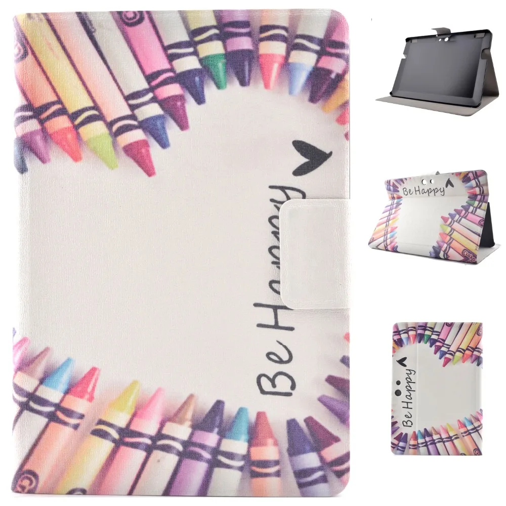 Ультратонкий чехол подставка с рисунком защитный книжка для карт планшета Amazon