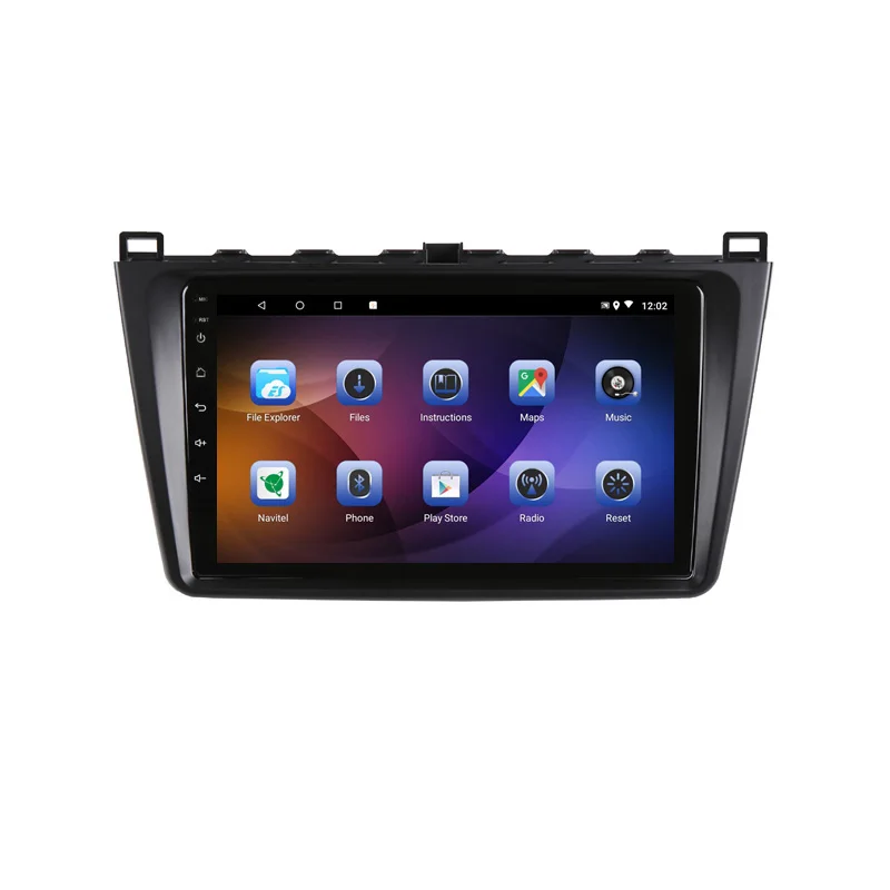 " 4G ram 2.5D ips 8 ядерный Android 9,1 автомобильный DVD мультимедийный плеер gps для Mazda 6 Ruiyi Ultra 2009-2011- Автомобильная Радио Навигация