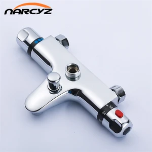 Термостатический смесительный клапан XR829B, контроль температуры душа кран, труба для душа, настенный клапан с термостатом