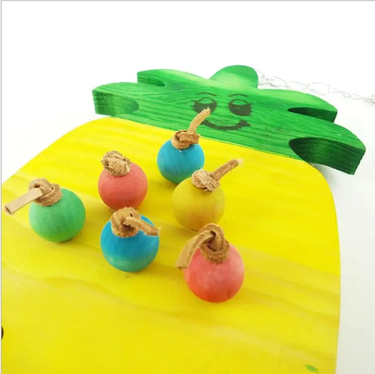 Милый Попугай игрушки для домашних птиц Птица Жевательная клетка попугаев