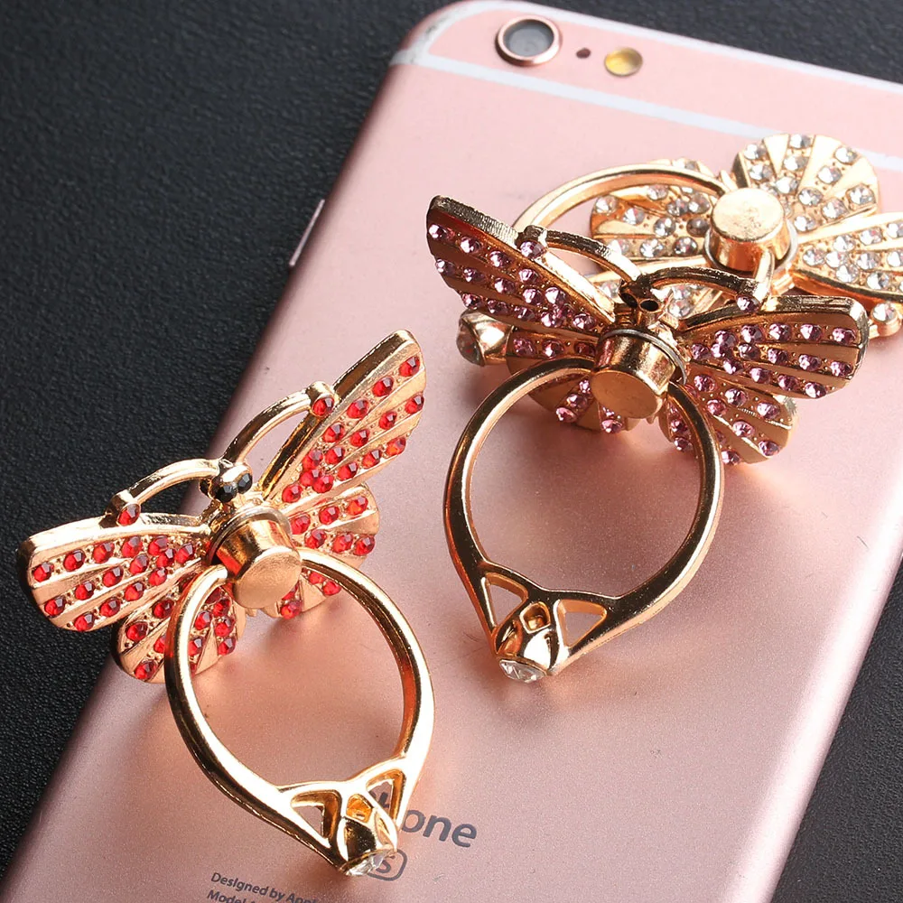 Universal Butterfly Finger Bracket Buckle Phone Holder Mount For iphone 6S for samsung all phone 10 pcs/lot wholesales |
