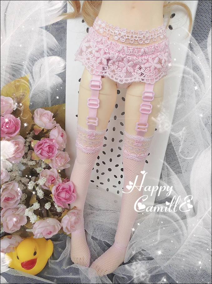 1/4 1/3 весы BJD бюстгальтеры + нижнее белье костюм с чулками для SD Одежда кукла