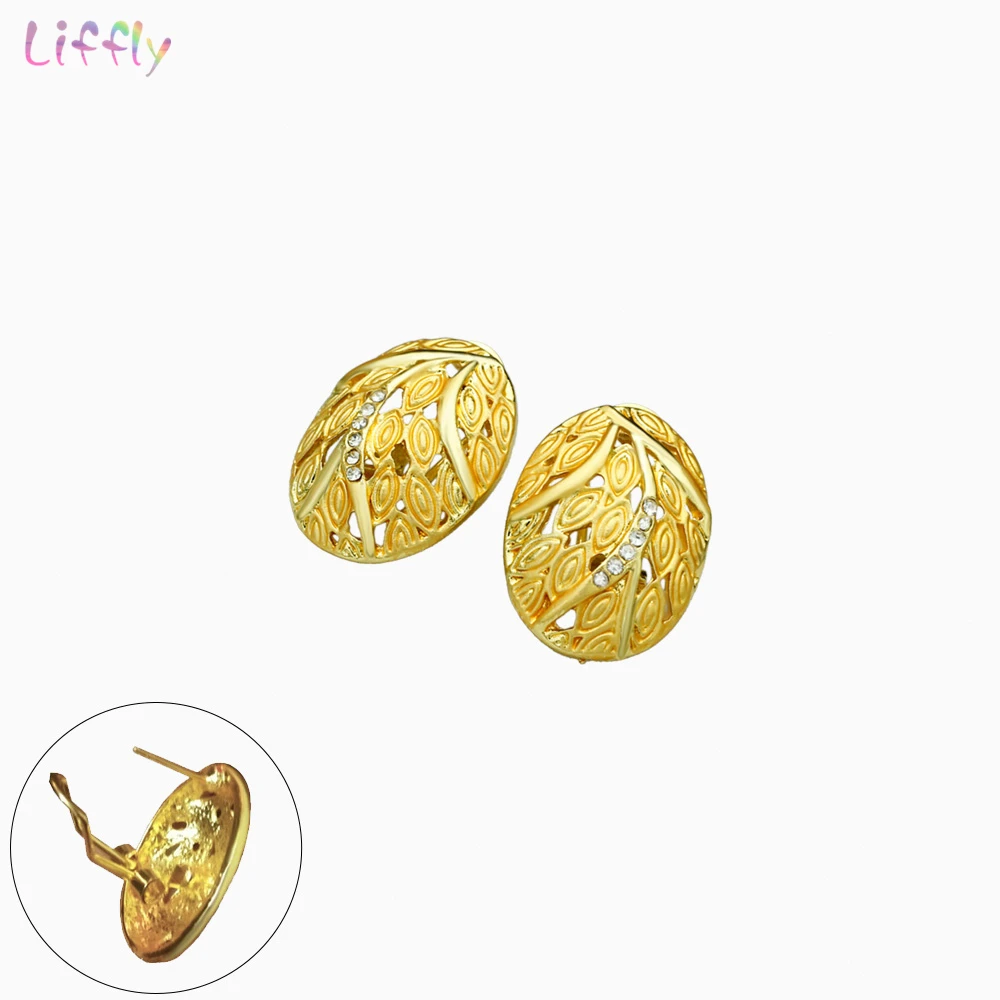 Африканские Ювелирные наборы для женщин Дубай золотое ожерелье волна цветок