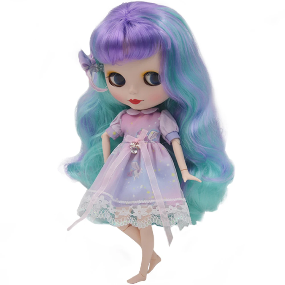 Фабричная кукла Neo Blyth с матовым лицом шарнирная 1/6 для девочек игрушки детей