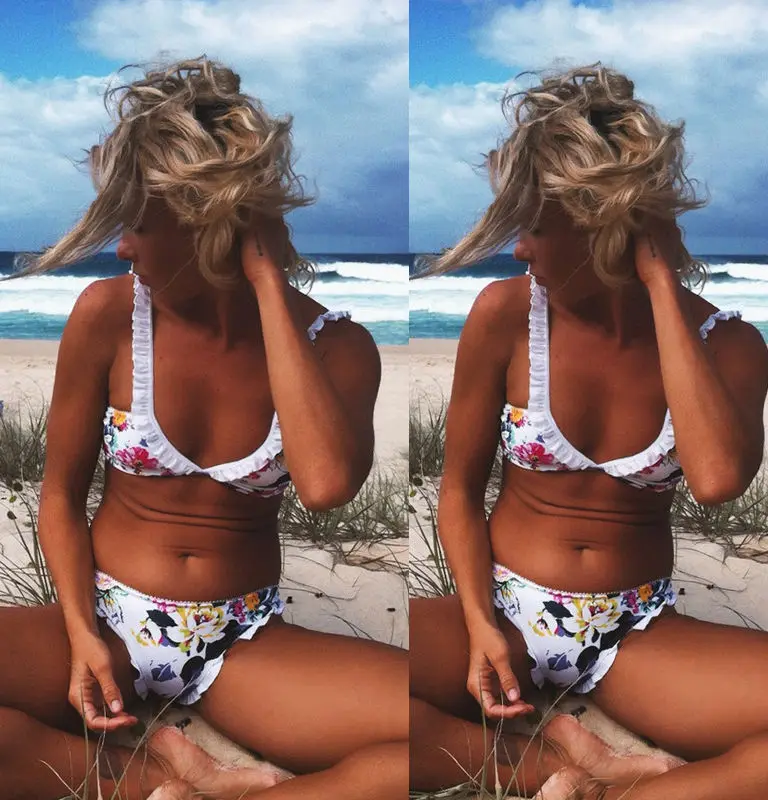 Бикини пуш ап в бразильском стиле Модный Купальник с чашками груди Женский