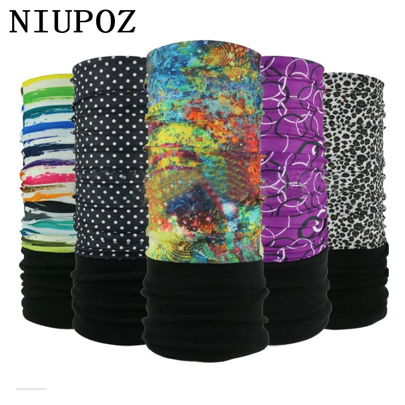 New Scarf Winter Warm Fleece Headband Scarf Ring Neck Multi Functional Bandana Seamless Tubular Magic Bandana Tube Unisex