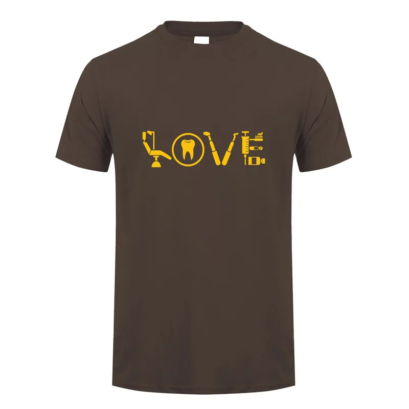 Omnitee Love equipe мужские футболки ts для дантиста, Мужская футболка, забавная хлопковая футболка с короткими рукавами, футболка для доктора зубов, топы, OZ-188