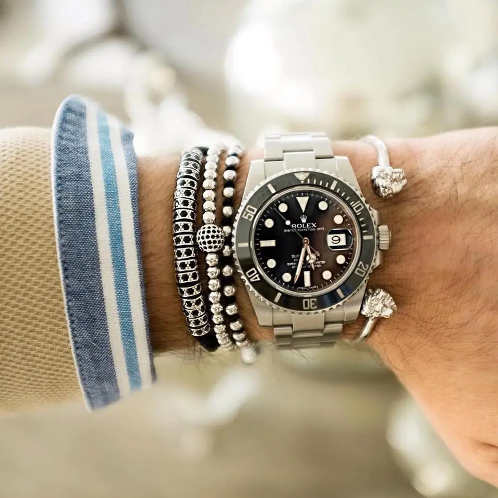 Новые браслеты манжеты Atolyestone с Львом Открытый браслет из чистого золота для