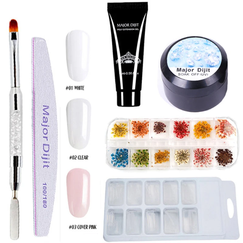 6 шт./компл. ногти комплект 15 мл УФ гель для французского лак ногтей советы сборки