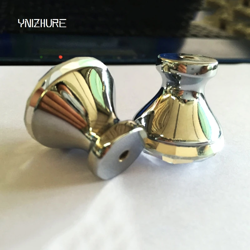 10 шт. 30 мм современный Континентальный простой Кристалл Алмазная ручка маленькое