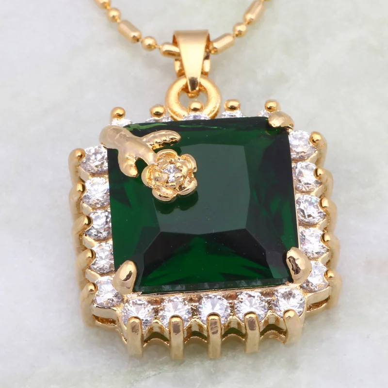 Женское Ожерелье и подвеска с белым фианитом|necklace pendant women|necklace women pendantpendant necklace |