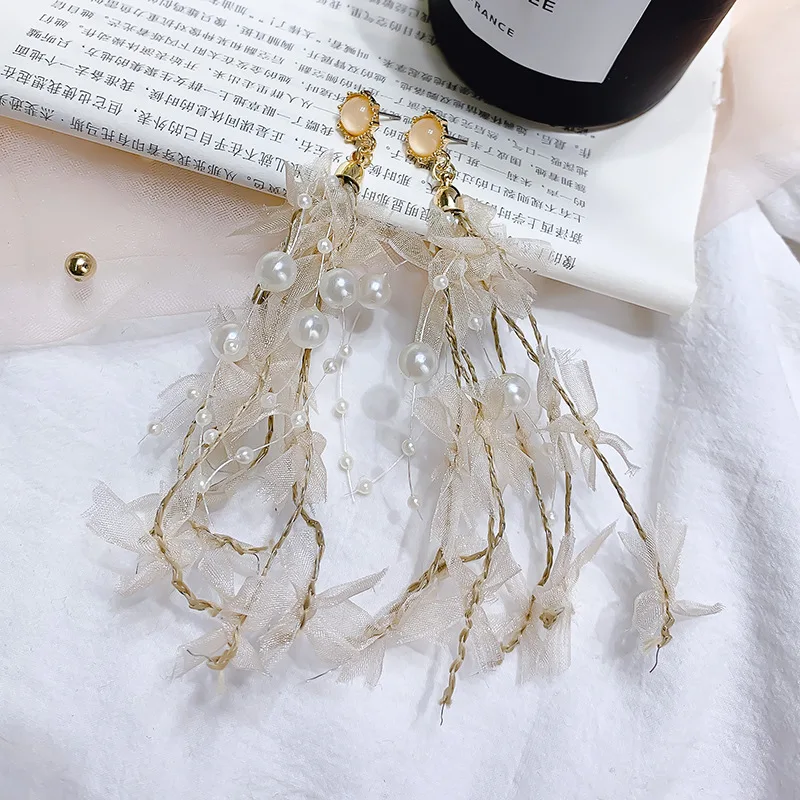 Лидер продаж 2019 модные ювелирные изделия милые романтичные кружевные серьги