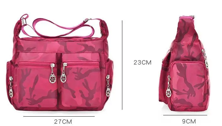 Модная женская сумка-мессенджер на плечо водонепроницаемая нейлоновая сумка