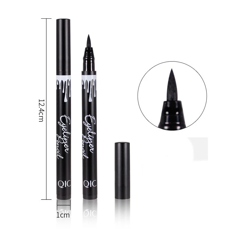 1pcs QIC Brand Eye Liner Makeup Long Lasting Waterproof Black Eyeliner 131-0243 |