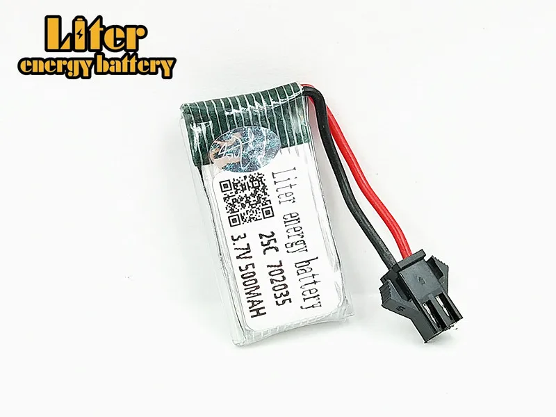 Аккумулятор для SYMA X5A-1 X15 X15C X15W Quadcopter RC вертолет детали HM 3 7 V 500mah 702035