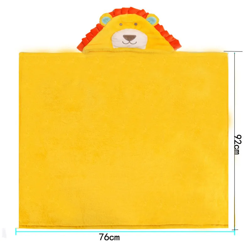 Новинка 2017 мягкий детский халат с капюшоном в виде животных высококачественный 16