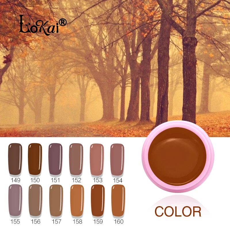 Lokai Pure Colors 6 мл УФ-гель для ногтей долговечный Гель-лак Vernis Полупостоянный