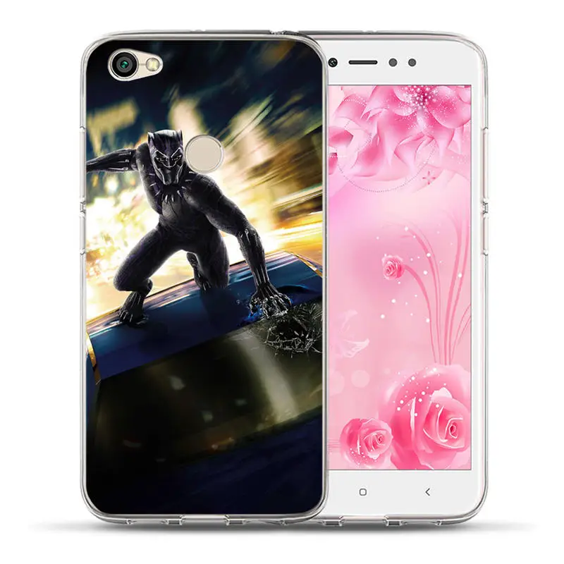 08 Роскошный чехол Marvel с героями Мстителей для Xiaomi Redmi 3S 4X Mi 6 A1 5X Note 3 4 4X 5A 5 Plus Pro Prime Coque Etui Fundas - Цвет: 08
