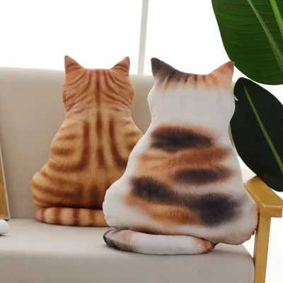 1 шт.. милая мягкая кошка подушка милые Kawaii животные плюшевые тени плюшевая