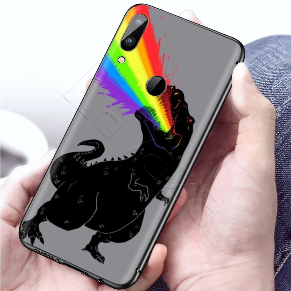 Радужный чехол Lavaza с динозавром для Xiaomi Redmi Note 8 8A 7 6 6A 5 5A 4 4X 4A Go Pro Plus Prime|Бамперы| |