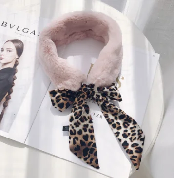 Pink Khaki Новинка, шелковый шарф с леопардовым принтом, женский шарф, теплые мягкие кашемировые толстые шали, шарфы для женщин, женские шарфы - Цвет: Pink Khaki