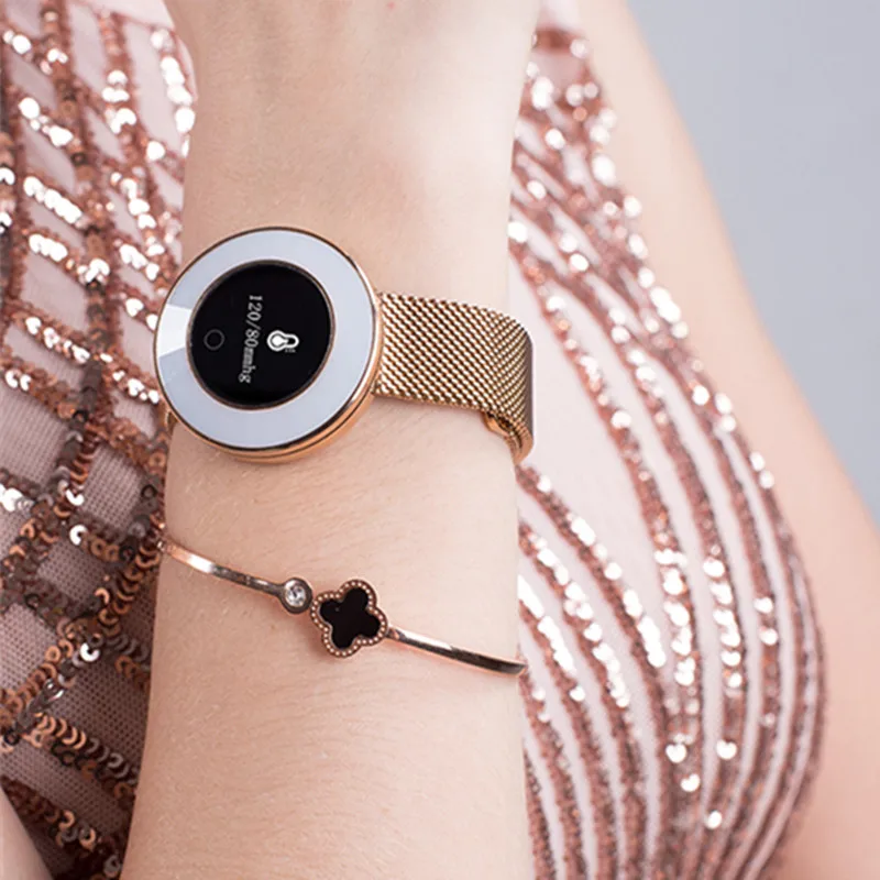 Для женщин леди модные часы Smart Watch хороший подарок для матери девушка спортивный