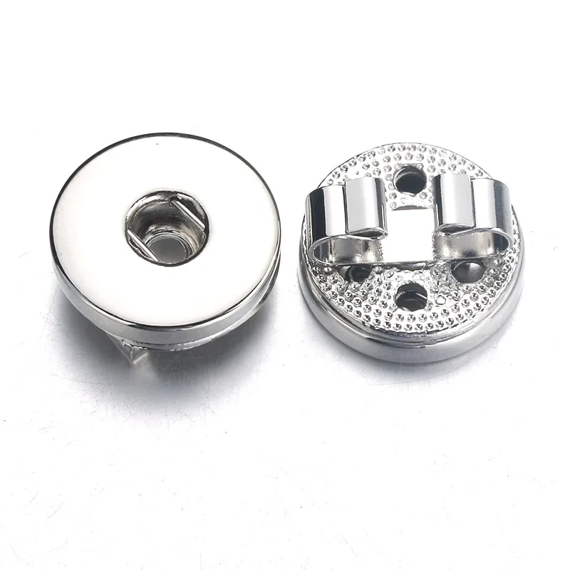 18MM 10 шт./лот, сменные DIY очаровательные кнопки, 18 мм/12 мм, оснастка, ювелирное изделие, для создания оснастки, кнопки, браслеты, ожерелья, 2318 - Окраска металла: 18MM