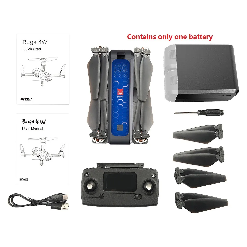 MJX Bugs 4 W B4W 5G wifi FPV gps бесщеточный складной Радиоуправляемый Дрон с 2K HD камерой RTF Квадрокоптер радиоуправляемый самолет RTF новое поступление